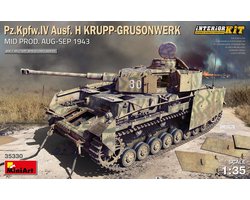 MiniArt Modelbouwpakket Militaire voertuigen - 35330 Pz.Kpfw.IV Ausf. H Krupp-Grusonwerk 1943 Plastic - 1:35 -