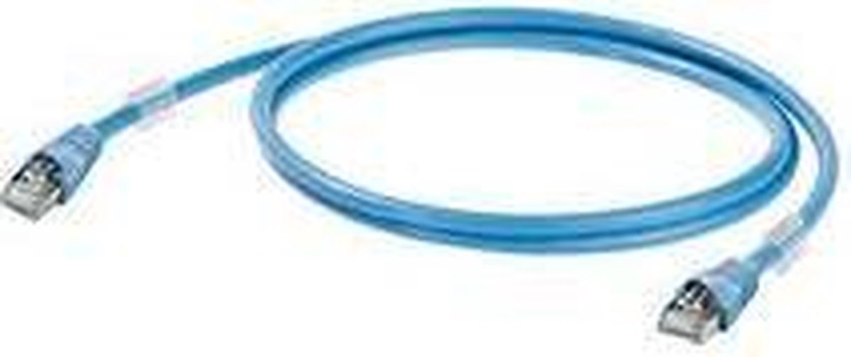 Weidmüller 1165900010 RJ45 Netwerkkabel, patchkabel CAT 6A S/FTP 1.00 m Blauw UL gecertificeerd 1 stuk(s)