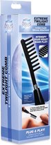 Extreme Twilight Comb Silicone E Stim Attachment - Black - Electric Stim Device