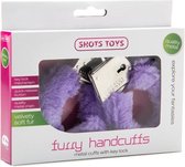 Furry Handcuffs - Purple - Handcuffs - Cuffs