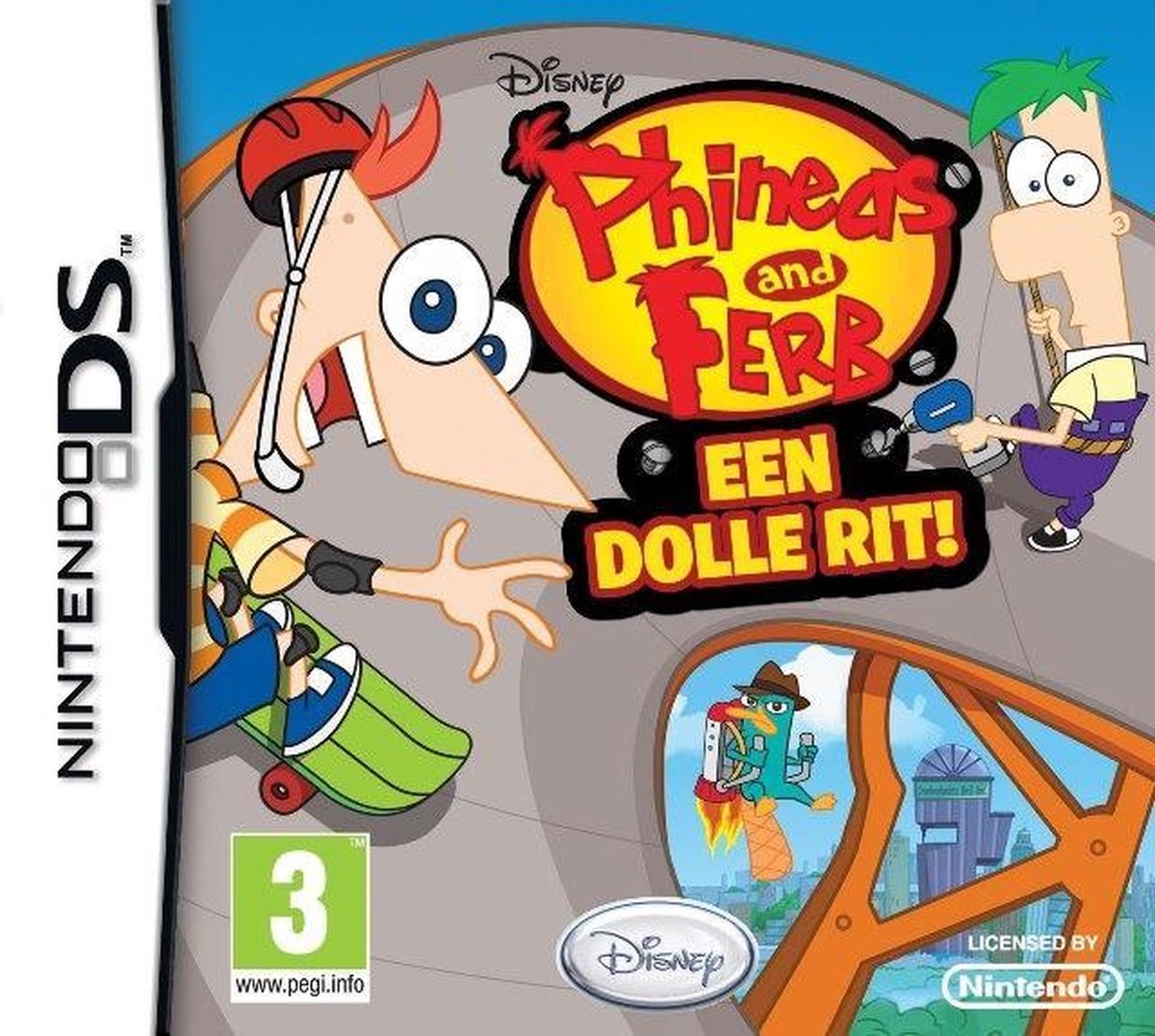 Nintendo DS / DSI - Phineas & Ferb - Een dolle rit
