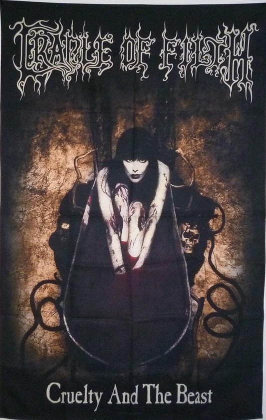 Cradle Of Filth ; Cruelty And The Beast Flag bol Cradle Of Filth ; Cruelty And The Beast Flag bol