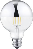 LED Lamp - Filament - Nitron Limpo - E27 Fitting - 7W - Warm Wit 2700K - Glans Chroom - Glas