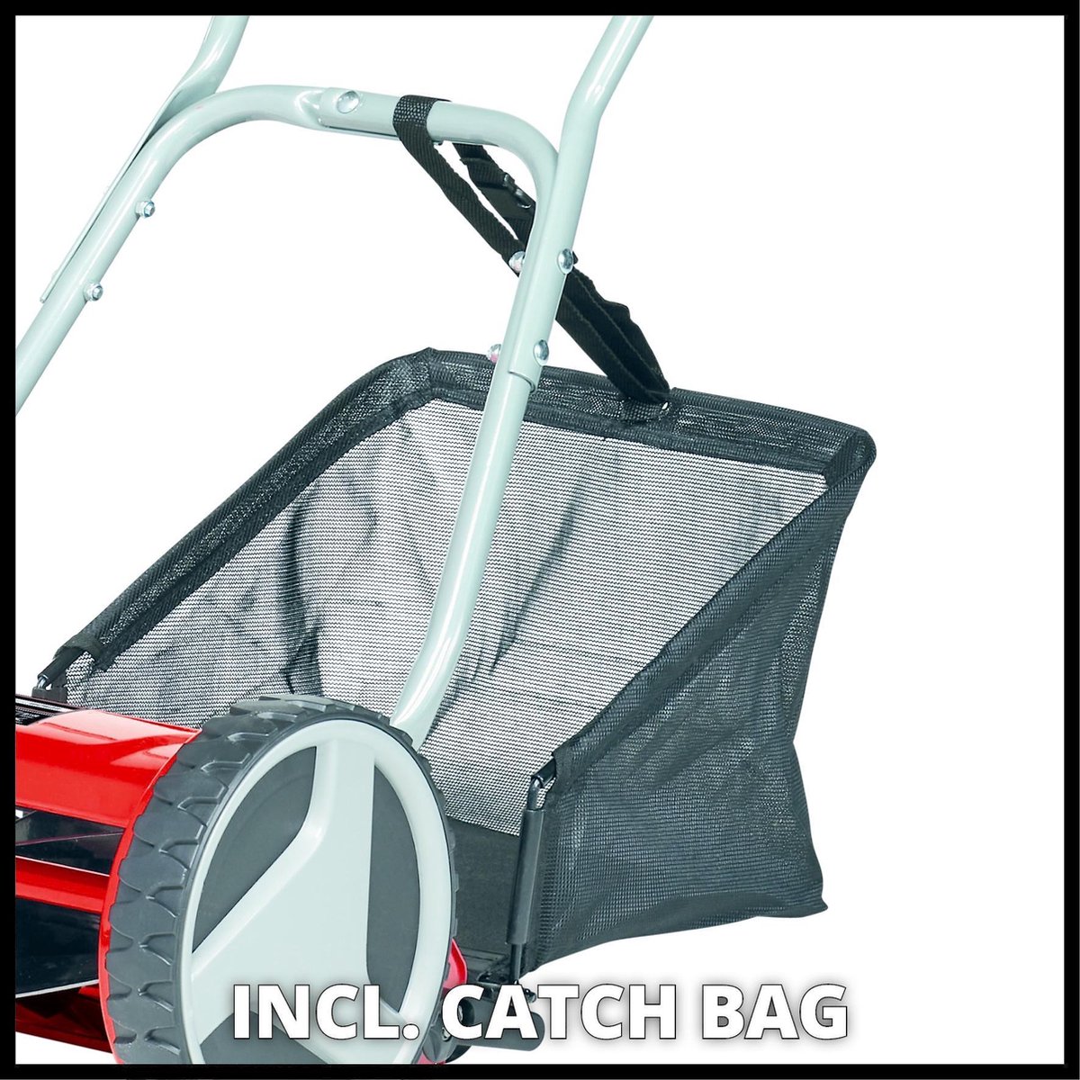 Afbeelding 2 van Einhell Kooimesmaaier GC-HM 400 - Maaibreedte: 40 cm - Aanbevolen gazonoppervlakte: tot 250 m² - 27 L opvangbak - Maaihoogte: 13-37 mm