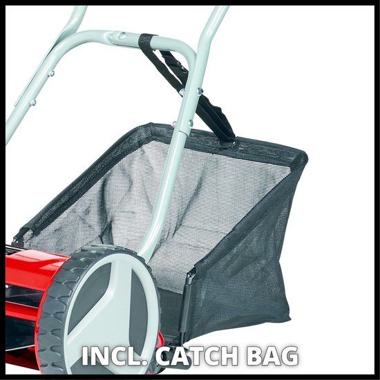 Einhell Kooimesmaaier GC-HM 400 - Maaibreedte: 40 cm - Aanbevolen gazonoppervlakte: tot 250 m² - 27 L opvangbak - Maaihoogte: 13-37 mm