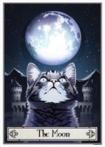 Mini poster - Deadly Tarot Felis - The Moon