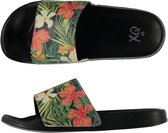 Dames Badslippers | Poolsliders Flowers