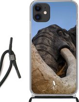 iPhone 11 hoesje met koord - Elephant