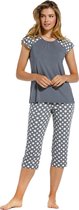 Pastunette pyjama dames - grijs - stippen - 25211-324-3/913 - maat 40