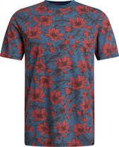 WE Fashion Heren T-shirt met bloemendessin