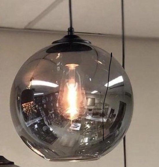 Smoke hanglamp met 3 bollen(25cm perbol)  - homestar