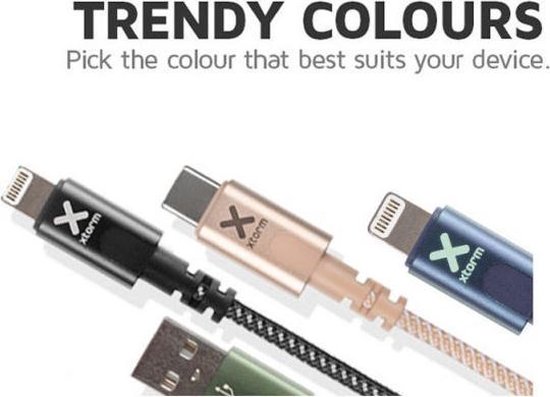 Xtorm Original USB vers Lightning (1m) Noir -CX2011