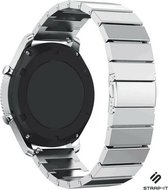 Stalen Smartwatch bandje - Geschikt voor Strap-it 20mm horlogeband metaal - luxe rvs bandje met quick release - zilver - Strap-it Horlogeband / Polsband / Armband
