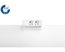 Filex Power Desk Up® 2.0 - 2x 230V - Wit