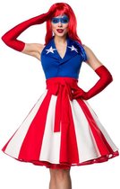 Mask Paradise Kostuum -2XL- Miss America Multicolours