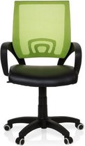 Bureaustoel - Met Armleuning - Kunstleder - Groen - Ergonomisch