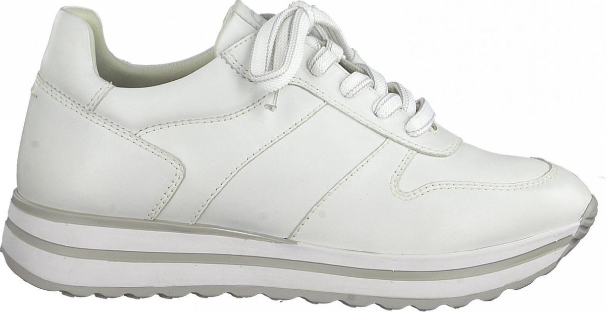 Tamaris MARLA Wit / Zwart - Schoenen Lage sneakers Dames € 63,95