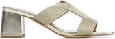 BiBi Lou Vrouwen Leren    Slippers /   - 841Z94 - Goud - Maat 36