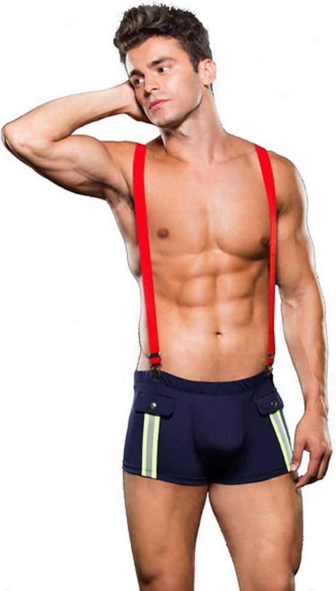 Goedkoopste Envy - Fireman Bottom With Suspenders 2 Pc M/L