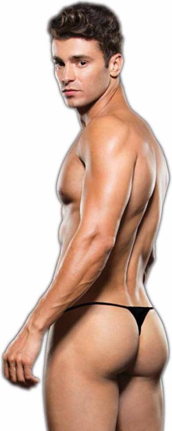 Envy Doorzichtige String - Zwart