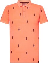 Petrol Industries - Poloshirt met surfbord print Heren - Maat L