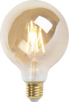 LUEDD Set van 5 E27 dimbare LED lampen G95 goud 5W 380 lm 2200K