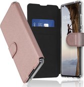 Accezz Xtreme Wallet Booktype Samsung Galaxy S20 FE hoesje - Rosé Goud