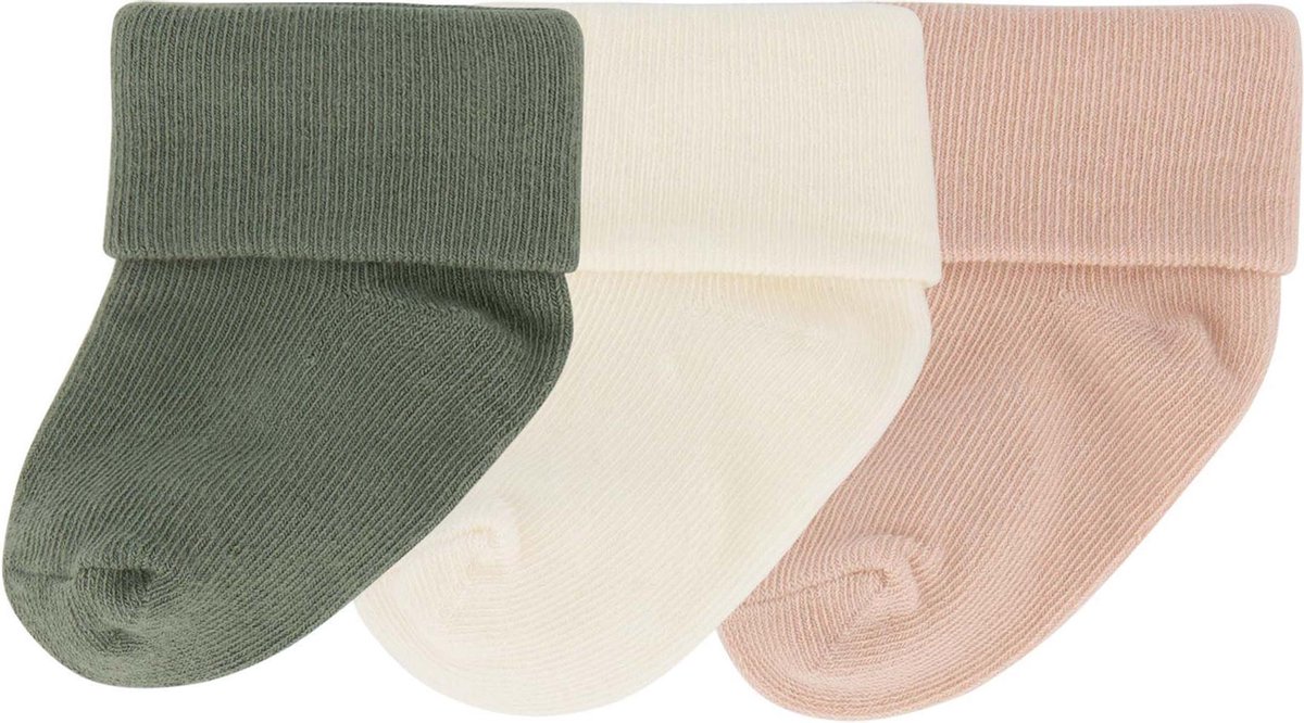 Prénatal Newborn Meisjes Sokken - Baby Kleding voor Meisjes - 1 Maat - 3-Pack met Verschillende Kleuren - Prénatal