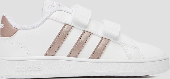 Extra Resoneer Spectaculair Adidas Grand Court Sneakers Wit/Goud Baby | bol.com