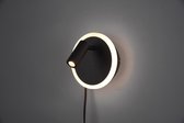 Trio Jordan Wand lamp - Mat zwart - incl. SMD LED
