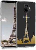 kwmobile telefoonhoesje voor Samsung Galaxy S9 - Hoesje voor smartphone - Eiffeltoren Overzicht design