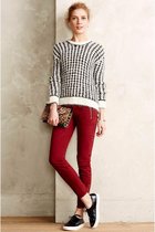 Mother - Crop Zip Skinny Ankle Jeans - Maat XS