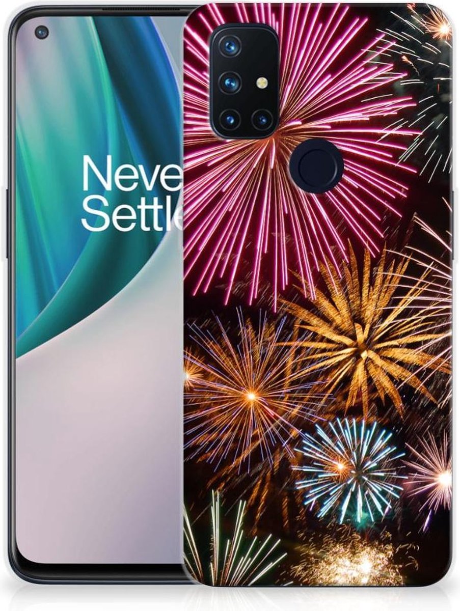 OnePlus Nord N10 5G Silicone Back Cover Vuurwerk