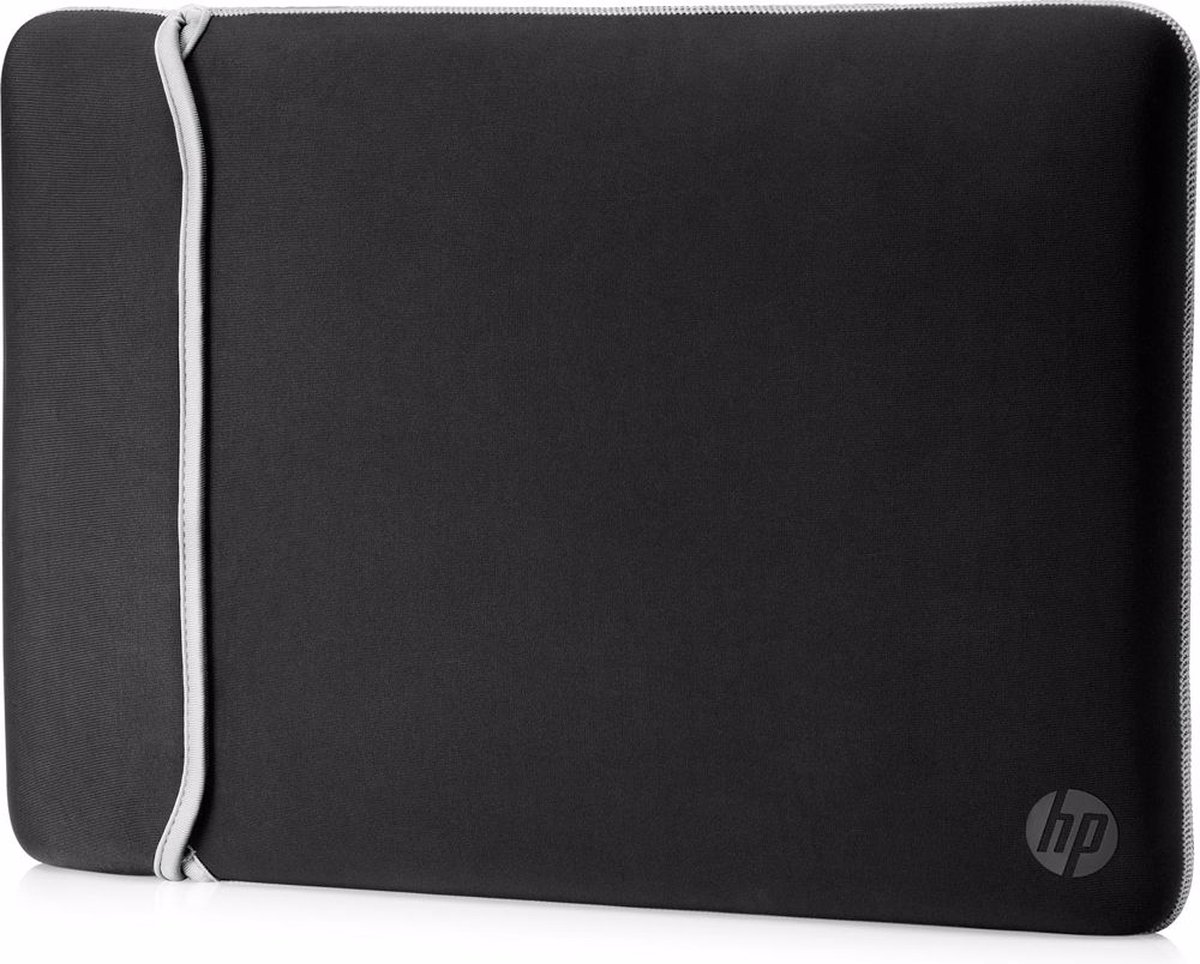 HP Neoprene Reversible Sleeve Laptopsleeve / 15,6 inch / Zwart en Zilver bol