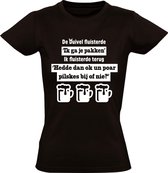 Duivel - Pils  dames t-shirt | bier | brabants | eindhoven | tilburg | breda | den bosch | Zwart