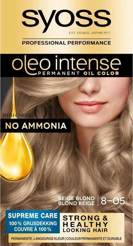 Nederigheid hoop Desillusie SYOSS Color Oleo Intense 8-05 Beige Blond - 1 stuk | bol.com