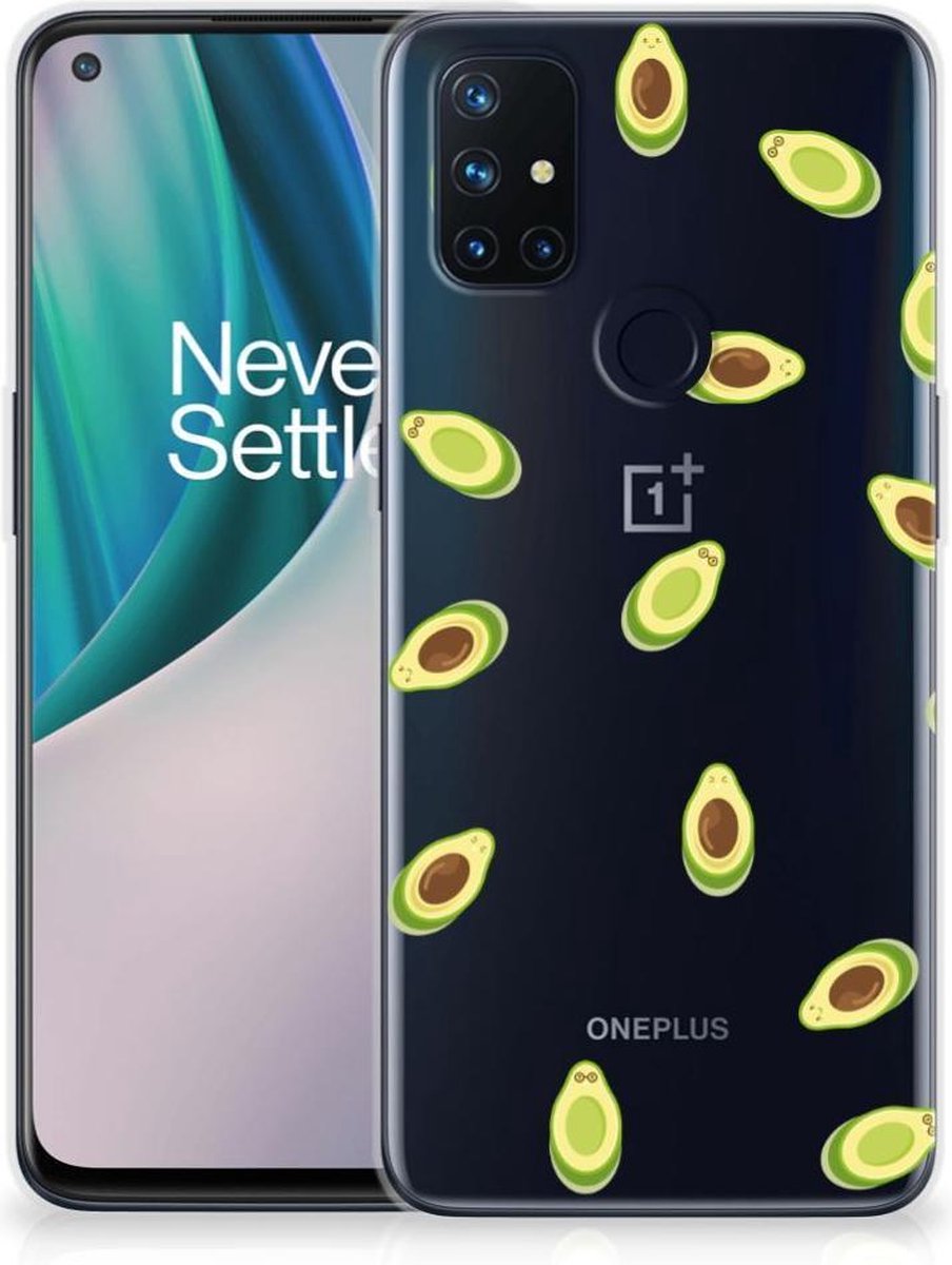 TPU Hoesje voor OnePlus Nord N10 5G Siliconen Case Avocado