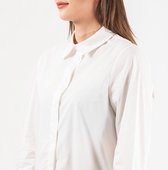 Vila VIGIMA LS LONG SHIRT - Snow White White