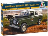 1:35 Italeri 6542 Land Rover Series III 109 "Guardia Civil" Plastic Modelbouwpakket