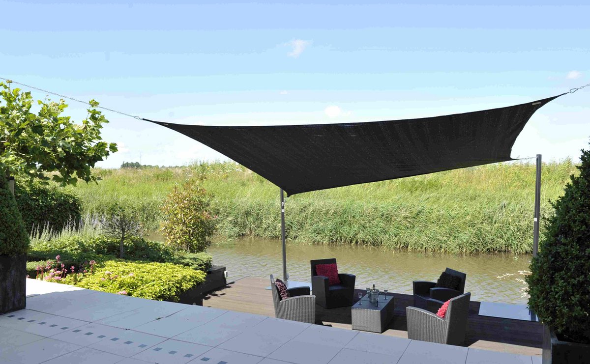 Nesling Dreamsail voile d'ombrage carré, 400x400cm, Gris