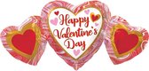 Qualatex - Folieballon Supershape Happy Valentines day (56 cm)