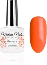 Modena Nails UV/LED Gellak Italian Collection - Ferrara 7,3ml. - Oranje - Glanzend - Gel nagellak