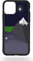 Mountain in the night sky Telefoonhoesje - Apple iPhone 11 Pro