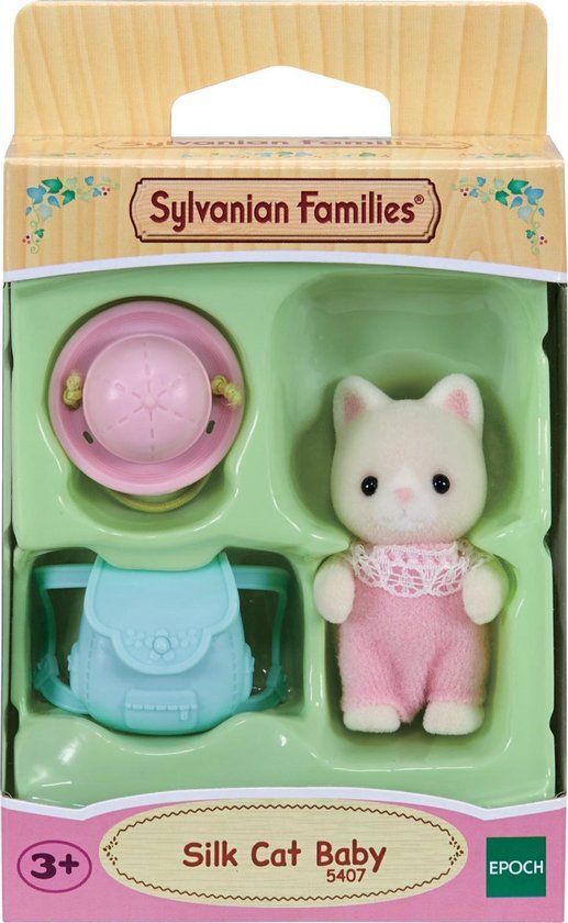 SYLVANIAN FAMILIES - Bébé caniche avec chapeau et sac - Mini