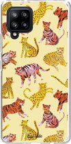 Casetastic Samsung Galaxy A42 (2020) 5G Hoesje - Softcover Hoesje met Design - Wild Cats Print