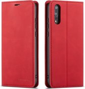 Voor Huawei P20 Pro Forwenw Dream Series Oil Edge Strong Magnetism Horizontal Flip Leather Case with Holder & Card Slots & Wallet & Photo Frame (Red)