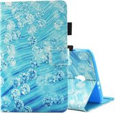 Voor Galaxy Tab A 8.0 / T380 & T385 Diamond Pattern Horizontal Flip Leather Case met houder en kaartsleuven