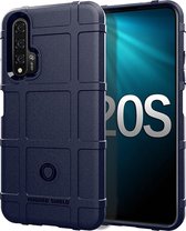 Voor Huawei Honor 20S Full Coverage Shockproof TPU Case (Blauw)