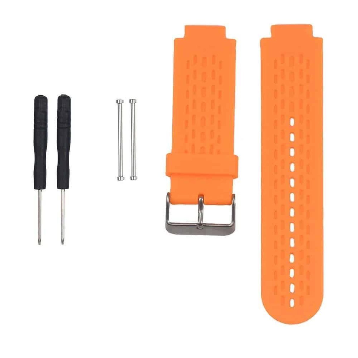 Siliconen sport polsband voor Garmin Approach S2 / S4 (oranje)