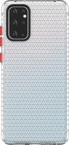 Voor Galaxy S20 Ultra Honeycomb Shockproof TPU Case (transparant)